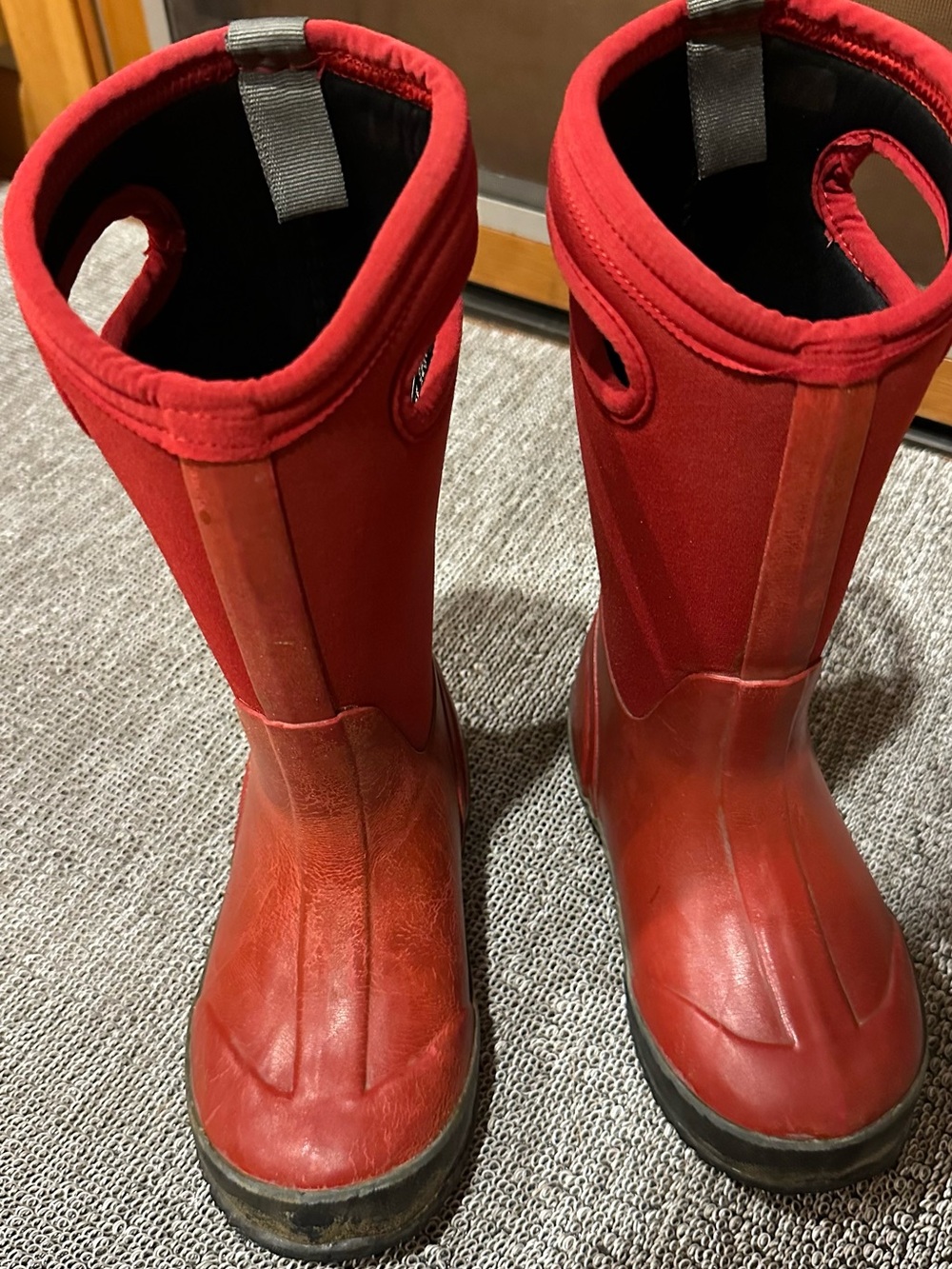Bogs Red Waterproof Kids Boots